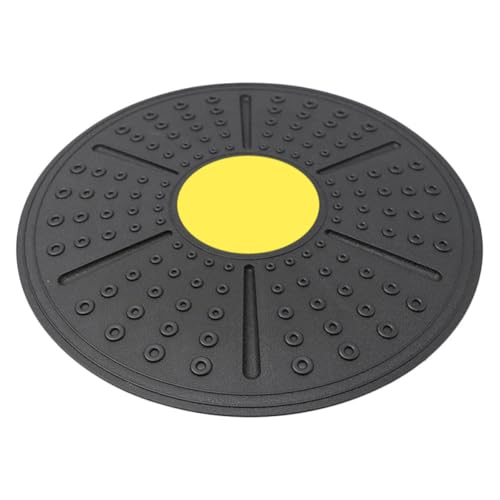 Balance Board for Balance Training and Sensory Rehabilitation, Non-slip Yellow Equilibrium Training Device for Home Fitness and Yoga Exercise