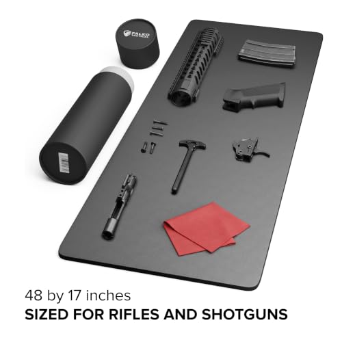 Falko Tactical Gun Cleaning Mat, Gun Mat for Handgun, Rifle and Shotgun - color: Grey, size: 48x17