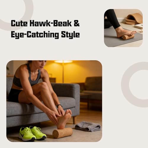 Foot Strengthener, Foot Balance Board, Balance Trainer - Cork Foot Strengthening & Balance Trainer for Stability Training, Home Fitness Equipment