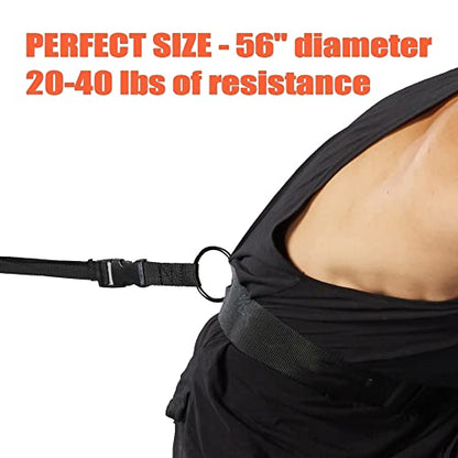 Running Speed Training 56 inch Speed Training Resistance Parachute Umbrella Running Chute & Fitness Explosive Power Training with Adjustable Strap, Free Carry Bag
