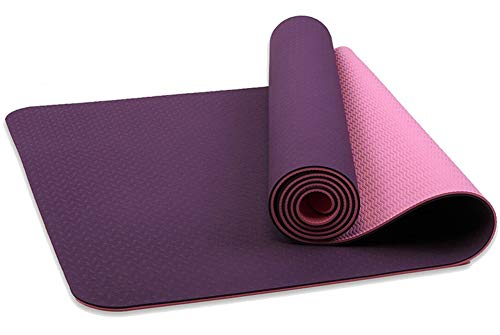 Attraction Design Yoga Mat Non Slip Exercise Mat Extra Thick Workout Mat for Yoga, Eco Friendly Exercise Yoga Mat High Density Fitness Pilates Mat with Carrying Strap, 72"x 24"x 6mm