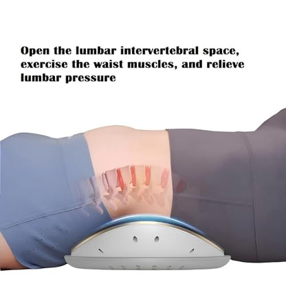 Lumbar Massager - 26° Oscillating Traction for Lower Back Discomfort Relaxation Heating & Vibrating Functions Included Adjustable Back Stretcher for Home & Office Use Wholesale