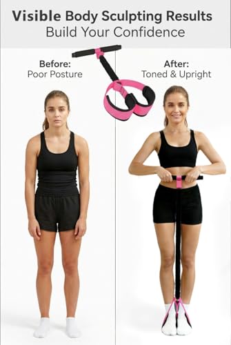Pedal Resistance Band with Handle, Thickened Latex Tubes & Soft Foot Pedal, Full Body Workout Equipment for Glutes Legs Arms Waist, Pilates Physical Therapy Sit Up Gear for Home Gym - color: pink