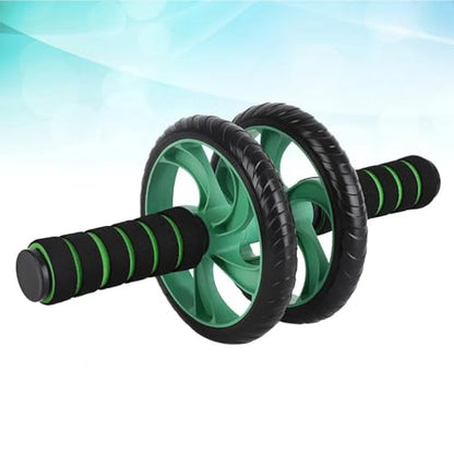 Abdominal Roller Wheels Ab Trainer with Knee Pad Core Workout Exercise Muscle Fitness Equipment Men Women for Home Office Gym Outdoors