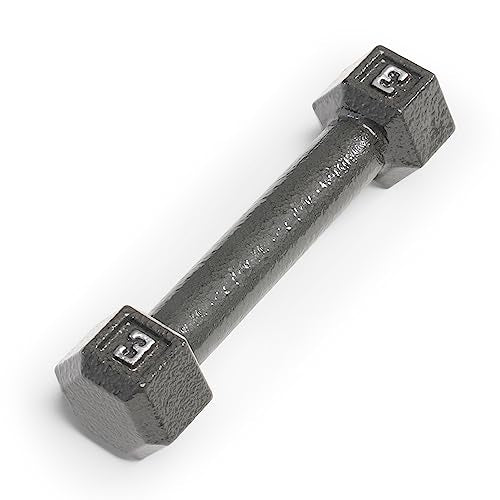 Marcy Cast Iron Hex Dumbbells Collection - Available size from 3-lb to 100-lb, SOLD INDIVIDUALLY