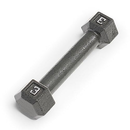 Marcy Cast Iron Hex Dumbbells Collection - Available size from 3-lb to 100-lb, SOLD INDIVIDUALLY