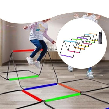 Agility Ladder Jumping Hurdles for Men Women Flexible Football Footwork Ladders Speed Ladder for Outdoor Sports