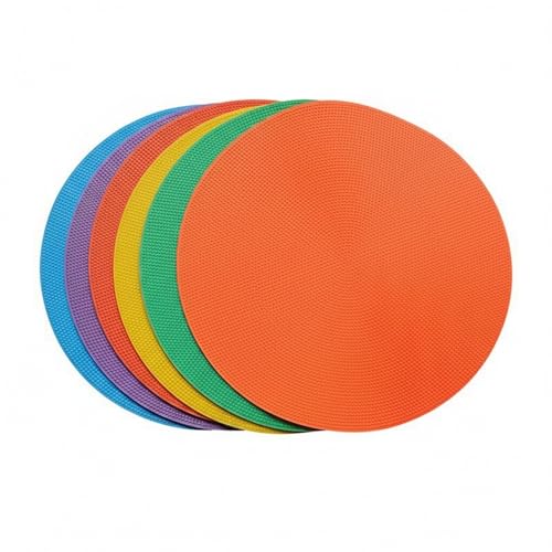 TPE Training Marker Disc, Flat Sports Field Marker for Agility Drills, 9.06 Inch (1 PC)