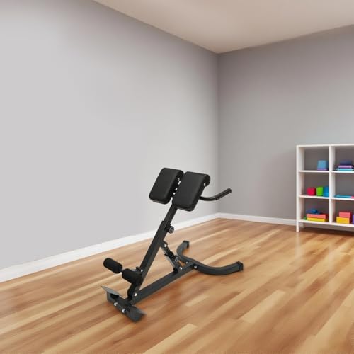 Compact Adjustable Weight Bench for Full Body Strength Training, Ab/Back Hyper Roman Chair, Adjustable Ab Sit up Bench for Home Gym Fitness