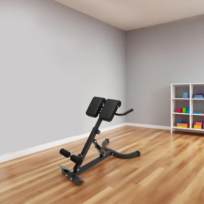 Compact Adjustable Weight Bench for Full Body Strength Training, Ab/Back Hyper Roman Chair, Adjustable Ab Sit up Bench for Home Gym Fitness