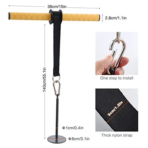 PELLOR Wrist and Forearm Blaster, Wrist Roller & Forearm Roller with Anti-Slip Grip Handles, Forearm Strength Trainer Ideal for Grip Strength, Muscle Building, Rehabilitation