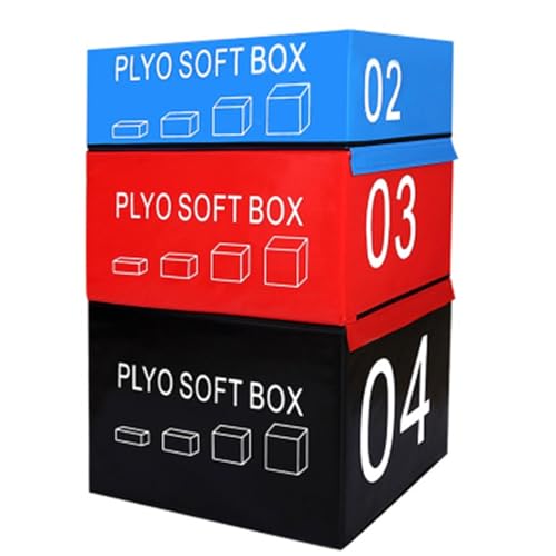Jumping Box Training Soft Foam Enhanced Box Jumping Set Stackable Box for Home and Gym Can Be Provided Separately Or in Full - size: 90*75*135cm