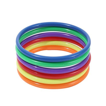 24 Pcs Multicolor Ring Toss Game Agility Training Rings