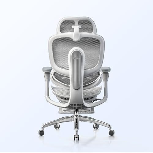 SIHOO Doro C300 Pro V2 Ergonomic Office Chair with Footrest, Grey - color: Grey, size: Pack of 1