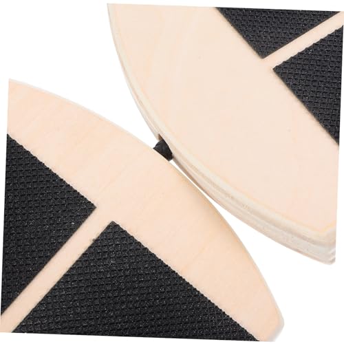 STOBAZA Wooden Calf Stretch Board for Dancers Balance Trainer for One-legged Exercises Portable Foot Strengthener and Ankle Stability Device for Home Gym Use