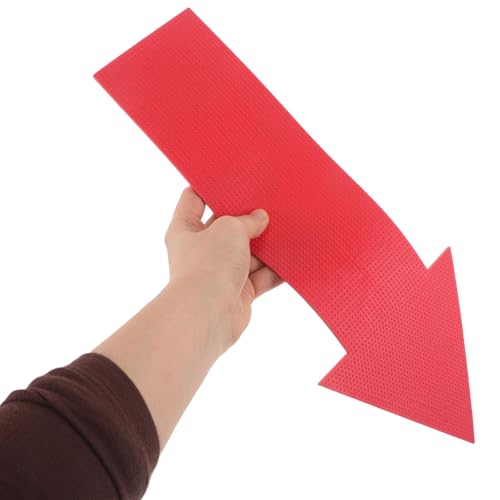 5pcs Arrow Markers for Sports:14.6" Non Slip Agility Marker Field Flat Directional Arrow Spots for Kids Soccer Basketball Speed Training Outdoor Classroom