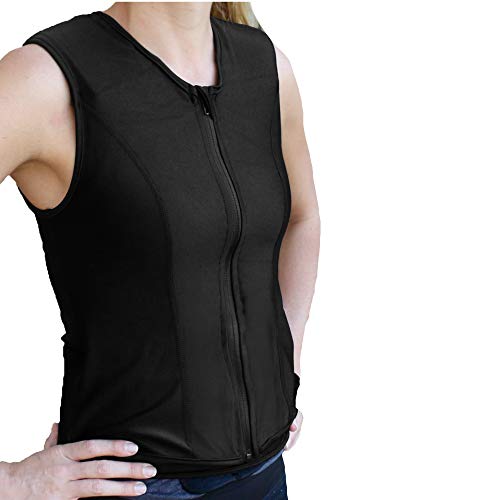 Challenge Weighted Workoutwear Weighted Vest for Women - 4 lb Body Weight Vest with Flexible Thin Weights - Removable Weights for Walking, Running, Cardio, Strength Training, Weight Loss - size: large