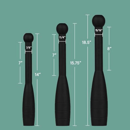 Retrospec Grip Steel Club Strength Training, Rehabilitation, Stretching, Conditioning and Rotational Training - Options for Women & Men - style: 10 lb