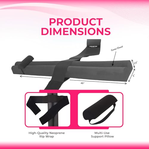 Pilates Parasetter - Dual Patented Suede-Like Rollers for Reducing Cortisol Levels to Aid Hormone Rebalance and Support Recovery & Relaxation from Stress