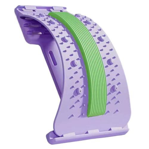 Back Stretcher Spine Stretcher 3-Level Adjustable Back Stretching Board Non-Slip Traction Board Massage Tool Fitness Equipment for Muscle Exercise Position Correction Spinal Sleeping - color: A