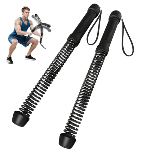 RunBaiNianCordless Battle Rope 2 Pack | Heavy Portable Training Rope for HIIT Cardio and Strength Training Home Gym Equipment for Men and Women