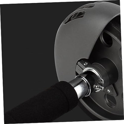Automatic Rebound Ab Wheel with Dual Wheels and Blue Kneeling Pad Abdominal Roller for Core Workout Muscle Toning and Fitness Training at Home Gym