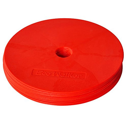 Flat Cones Spot Markers Soccer Basketball Sports Speed Agility Training - color: Blue