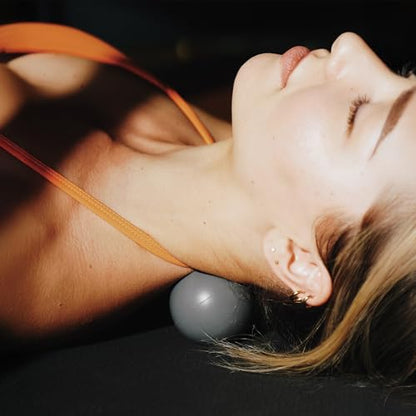 Tiger Ball Peanut 2.4 Foam Roller – Deep Tissue Massage Ball for Back & Neck, Myofascial Trigger Point Therapy Tool, Dual Silicone Balls with Gription – Compact, Portable, Non-Slip Recovery Roller