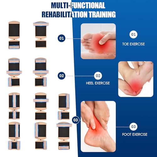 Ankle Strengthener Balance Board, Axis Foot Balance Board for Plantar Fasciitis Relief, Flat Feet Support & Ankle Rehab Exercises, Foot Strengthener Ankle Board for Balance & Stability