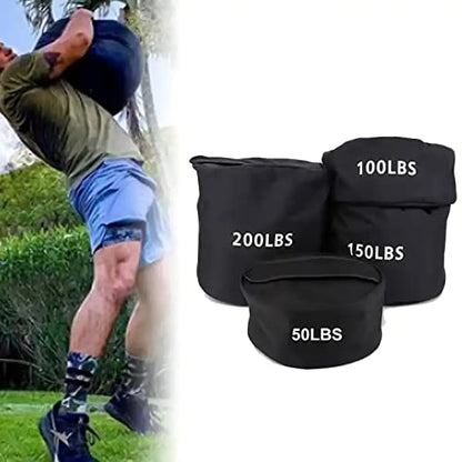 Strongman Sand Bag - Training Sandbag, Heavy Duty Workout Sandbags Fitness Weights Sandbags for Training, Fitness, Lifting, Cross-Training Workouts, Exercise and Military Conditioning - size: 200LB