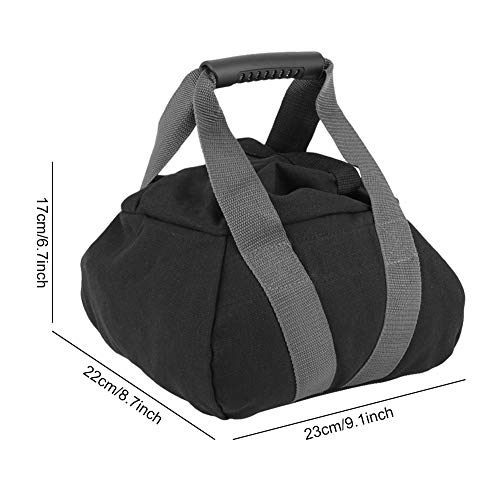 Adjustable Weightlifting Training Sandbag with Soft Rubber Handle, Oxford Cloth Material, Empty Fill Bag for Sand or Soybeans, 45 Pounds Capacity