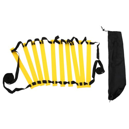 Agility Speed Ladder Soccer Ball Football Flexibility Training and Carry Bag for Adults Sport Equipment Set Football Exercise - color: 5 meters 10 knots