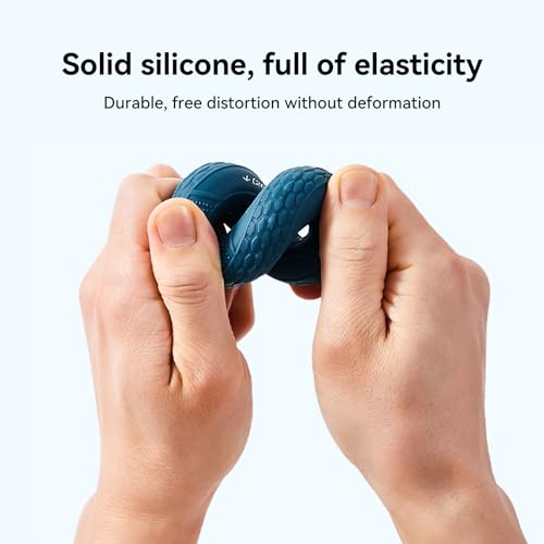 Hand Grip Strengthener, Grip Strength Trainer, Fingers Exerciser - Silicone Rings for Muscle Training Sports Rock Climbing Finger Rehabilitation Training,Hand & Wrist Muscles Trainer Stress Relief,5 Resistance Levels - color: Mixed