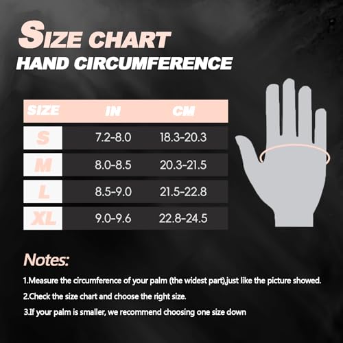 Seektop Breathable Workout Gloves for Women & Men, Thick Padded Weight Lifting Gloves, Full Palm Protection, Excellent Grip for Gym Fitness and Training, Exercise, Cycling
