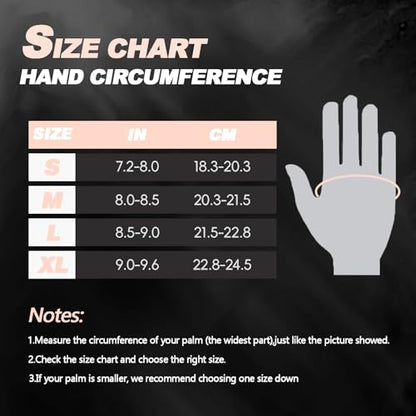 Seektop Breathable Workout Gloves for Women & Men, Thick Padded Weight Lifting Gloves, Full Palm Protection, Excellent Grip for Gym Fitness and Training, Exercise, Cycling
