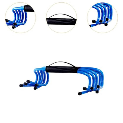 Yiju 5 Pieces Football Training Hurdles Physical Training Obstacles Practical Physical Training Barrier for Basketball Training