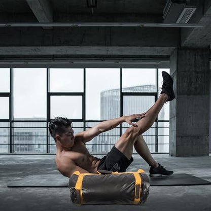 VALICLUD Weight Lifting Sandbag 20kg Empty Training Bag for Strength Conditioning Men Women Gym Workout
