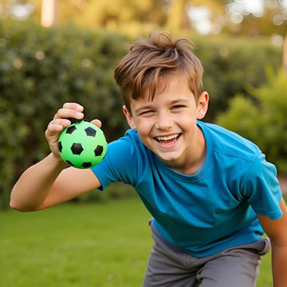 Jinshining Green Wrist Return Ball - Adjustable Bounce Back with String, Rubber Elastic Rebound Ball Finger Exercise Toy Activity and Play,Paddle with String