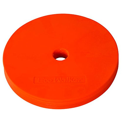 Flat Cones Spot Markers Soccer Basketball Sports Speed Agility Training - color: White