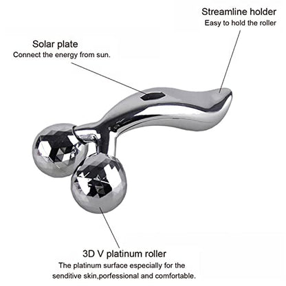 GARASANI 3D Roller Massager 360° Rotate Facial Massage Tool