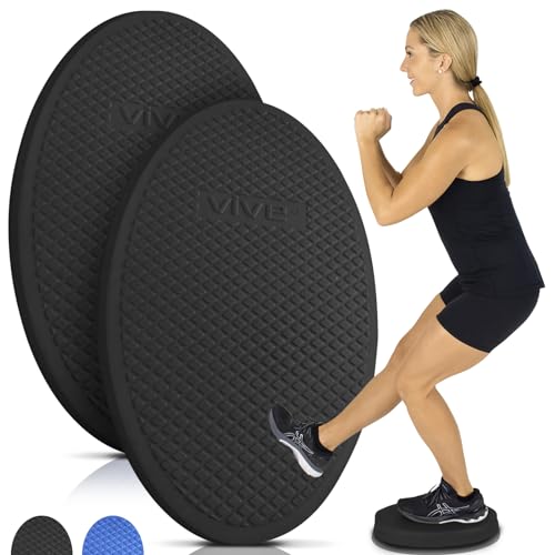 Vive Oval Balance Pad - Wobble Cushion For Physical Therapy And Rehabilitation Equipment - Soft Stability Trainer Foam For Workouts, Yoga, Core Strength And Pilates - Device For Women, Men And Kids