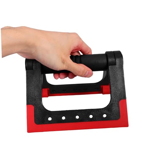 VILLCASE Push-up Bars Fitness Equipment Pair Red Non-slip Rotating Push-up Stands for Home Gym Strength Training Men and Women