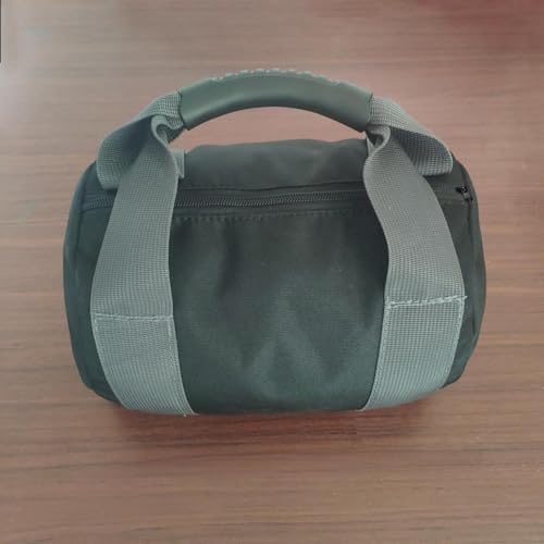 Kettlebell Sandbag Bag Only with Handle - Sand Weights Bag for Functional Fitness, Boxing, Bodybuilding (Sand Not Included) - color: Gray