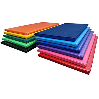 Tumbl Trak Build-A-Mat for Gymnastics, Cheer, Dance, and Fitness - color: Light Blue, size: 2Ft x 5Ft x 1-3/8In