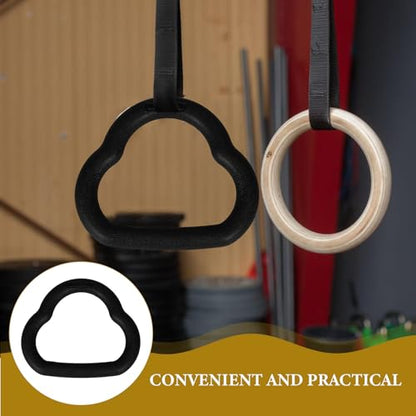 Abaodam ’s Gymnastics Rings Set – Indoor Pull-up Rings, Safe Non-Slip Cartoon Design with Adjustable Straps for Home Strength Training and Fitness Exercises