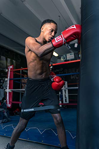 TITLE Boxing Power Stance Resistance Bands - Resistance Bands, Strength Training Equipment, Exercise Bands, Resistance Bands for Working Out, Workout Bands, Fitness Equipment, Resistance Band Set