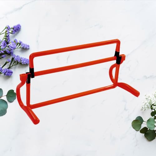 KESYOO Detachable Soccer Training Hurdles Red Agility Equipment Mini Exercise Obstacles Indoor Outdoor Speed Training Accessories - color: red
