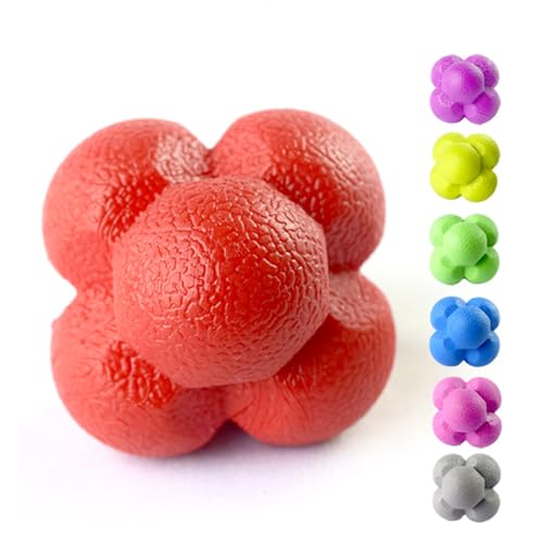 Reaction Bounce Balls Agility Reaction Reflexes Balls for Improving Agility Reflexes and Hand Eye Coordination Skills Grey