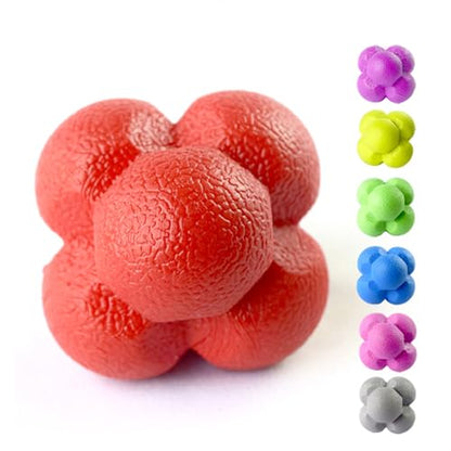 Reaction Bounce Balls Agility Reaction Reflexes Balls for Improving Agility Reflexes and Hand Eye Coordination Skills Grey