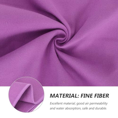 Yardwe Quick-Drying Sports Towel Microfiber Sweat Absorbent 40X80Cm with Purple Mesh Bag Compact Travel Outdoor Yoga Camping Towel